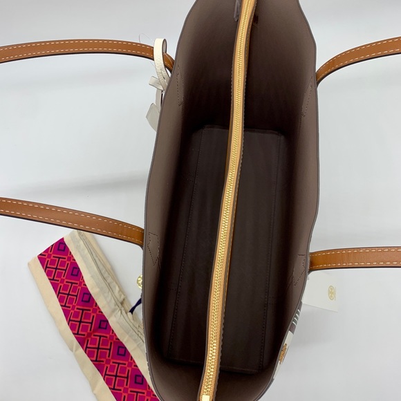 Tory Burch PERRY PRINTED TRIPLE-COMPARTMENT TOTE - Picture 11 of 12